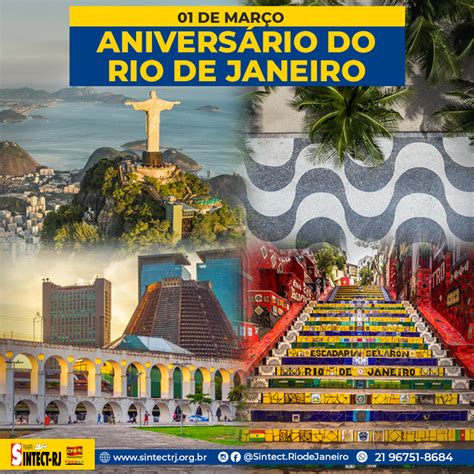 SINTECT RJ Parabeniza A Cidade Maravilhosa Rio De Janeiro Faz 456 Anos