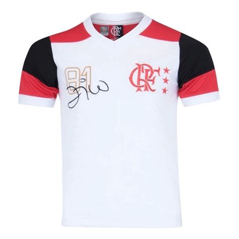 Camisa Retro Flamengo Mundial Jogador Zico Oficial Submarino