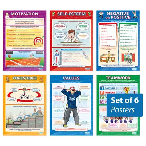 Motivation Poster Set Of Daydream Education