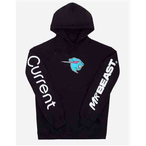 Mr Beast Hoodies - MrBeast Current Pullover Hoodie | Mr Beast Shop