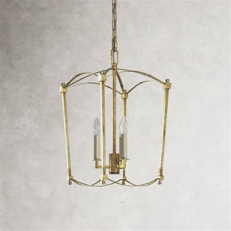 Lark Light Dimmable Lantern Geometric Chandelier Reviews Birch Lane