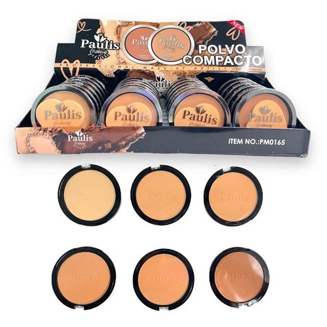 Polvo Compacto Pm Box X Unidades Paulis Makeup