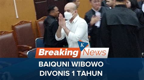 Baiquni Wibowo Divonis Tahun Penjara Dalam Perintangan Penyidikan