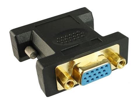 Adaptador DVI para VGA DVI macho 24 1 X VGA fêmea 15 pinos Usinainfo