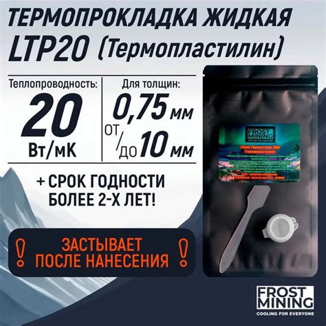 Термопаста FrostMining LTP20_PLAST купить по выгодной цене в интернет ...