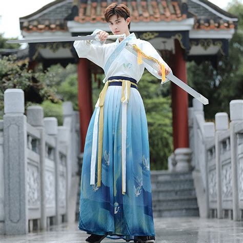 Chinese Hanfu Man Jin Dynasty Costume Mens Hanfu Etsy