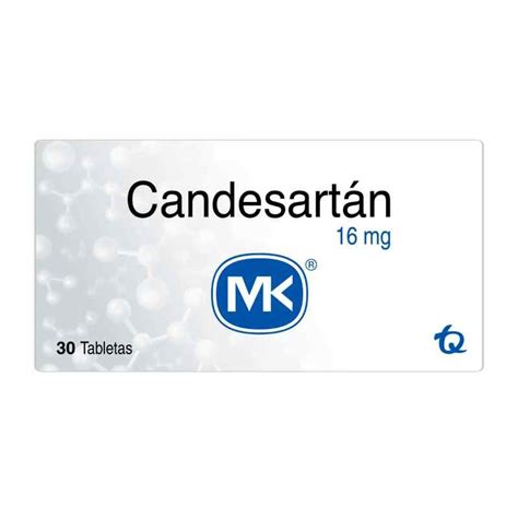 Candesartan Mg Caja X Tabletas Mk