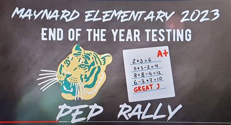 Mes Testing Pep Rally Maynard School District