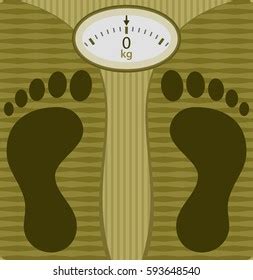 Bathroom Scale Vector Illustration Stock Vector (Royalty Free ...