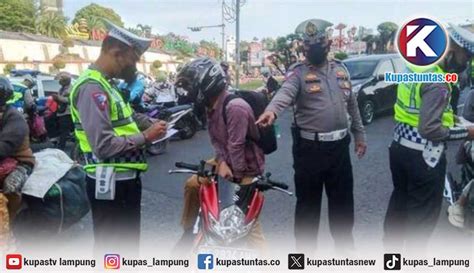 Kupas Tuntas Dalam Seminggu 15 630 Pengendara Di Lampung Melanggar