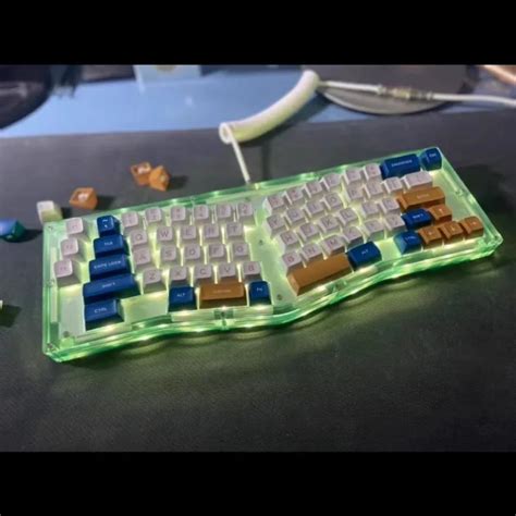 Alice Alice Wired Kit Teclado Mec Nico Ergonomia Kit Acr Lico Personalizado Junta Hot Swap