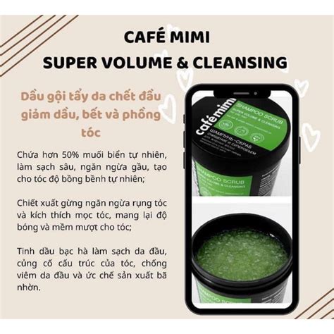 Mua Dầu gội - Tẩy da chết da đầu Cafe Mimi Shampoo Scrub - Café Mimi ...