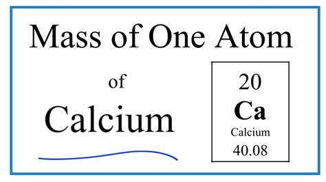 Calcium Atomic Mass