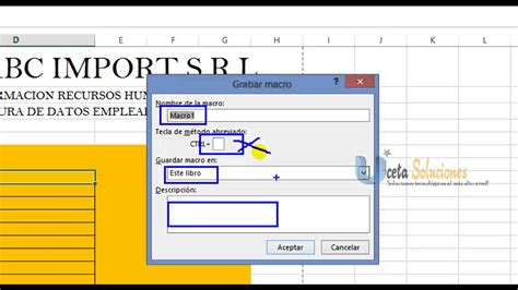 C Mo Usar Macros Para Capturar Datos Con Formularios En Excel Youtube