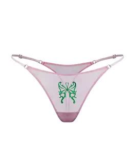 Damskie różowe stringi Butterlfy Zhilyova Lingerie Moliera2
