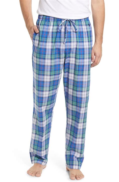 Polo Ralph Lauren Mens Conley Plaid Woven Cotton Pajama Pants Nordstrom