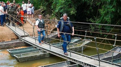 Em Ubatuba Tarcisio Anuncia R Mi Para Reconstru O De Pontes Life