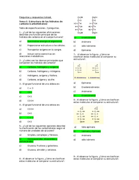 Documento Kahoot Preguntas Y Respuestas Kahoot Tema Estructura