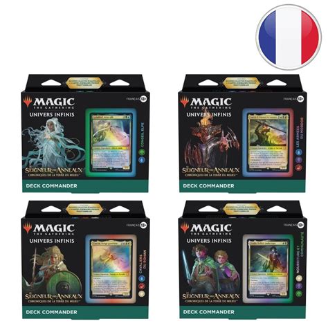 Lot Des Decks Commander Le Seigneur Des Anneaux Chroniques De La