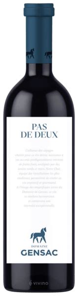 Domaine De Gensac Pas De Deux Vivino Canada