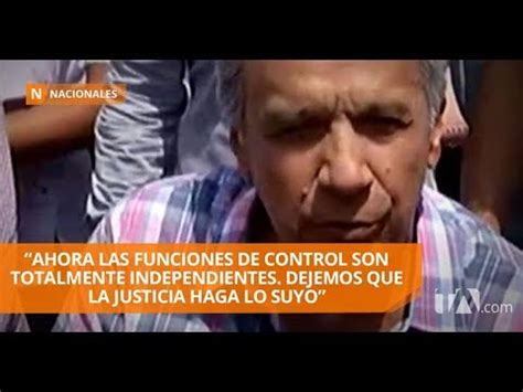 Lenín Moreno se refirió a la detención de funcionarios del gobierno