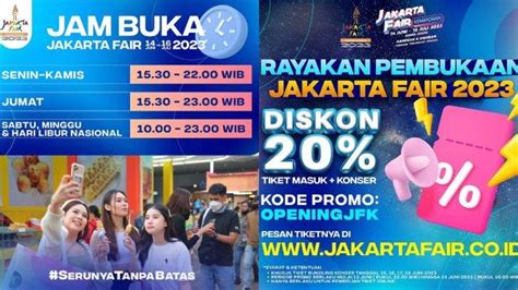 Jakarta Fair 2023 Harga Tiket Jadwal Line Up Hingga Cara Beli Tiket