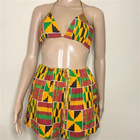 African Print Bikini Set Afrikwave Ecommerce