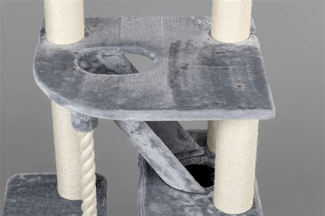 Cat Tree Kilimandjaro De Luxe Light Grey Cattreeking Co Uk