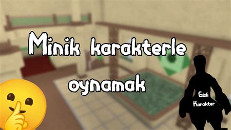 Roblox Mm2 Küçük Karakter Olarak Oynamak [türkçe] Youtube