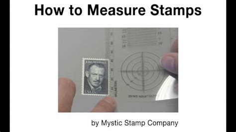 How To Measure Your Stamps For Mounts Youtube