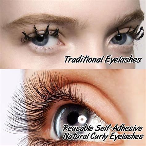 Reusable Self-Adhesive Natural Curly Eyelashes - 75% Off - Wizzgoo