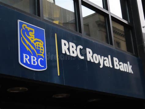 A Royal Bank Of Canada Or Rbc Sign Of A Building During The Day Editorial Photo Image Of Urban