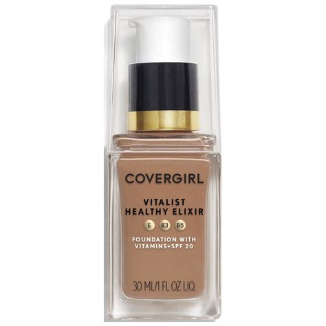 COVERGIRL Vitalist Healthy Elixir Foundation 732 Nude Beige Walmart