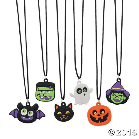 Halloween Character Necklaces (48 Piece(s)) | GlowUniverse.com