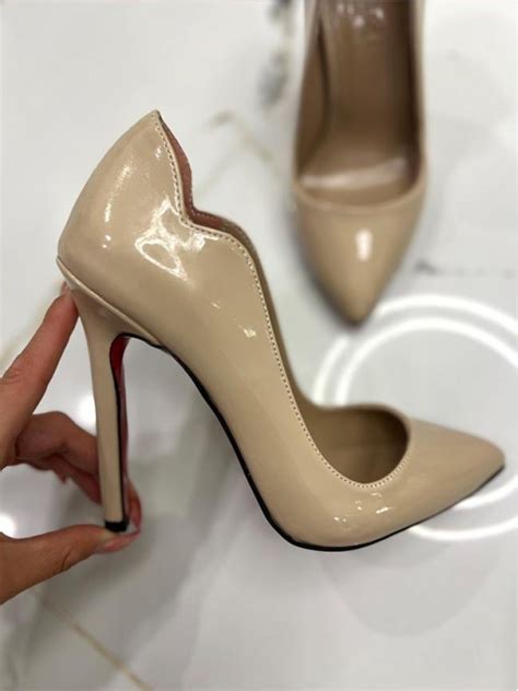 Обувки Karina Nude Shine