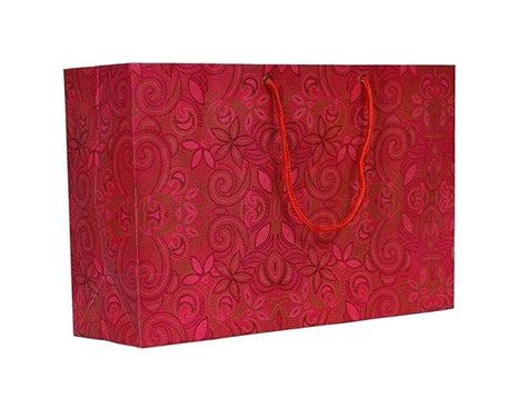 Red Printed Laminated Kraft Paper Bag Capacity Kg At Rs Piece