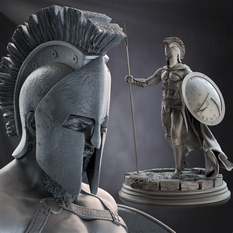 LEONIDAS ( 300 Spartans ) - 3D Printable Model