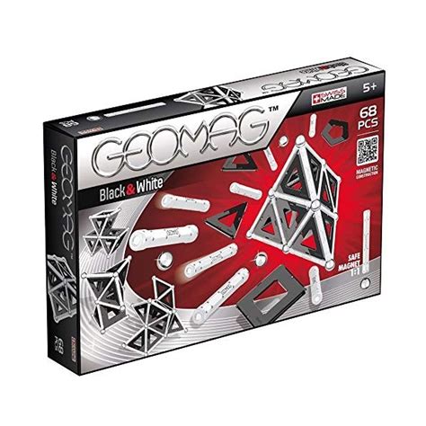 Geomag Classic Panels Black White Constructions Magn Tiques