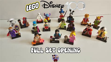 Home Vlog Lego Disney Th Minifigures Full Set Opening Youtube