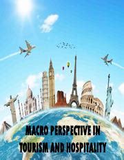 Macro Perspective 2 Pdf MACRO PERSPECTIVE IN TOURISM AND HOSPITALITY