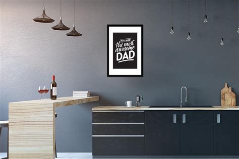 Fotolijst Incl Poster You Are The Most Awesome Dad Quotes Papa