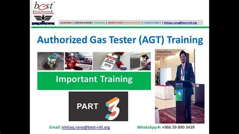 Saudi Aramco Authorized Gas Tester Training Part Youtube