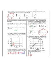 4 Period Kinematics Motion Graphs Base Your Answers To