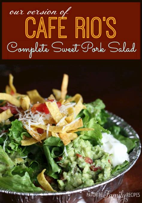 Cafe Rio Copycat Recipes - All the Best in One Place | Favorite Family Recipes