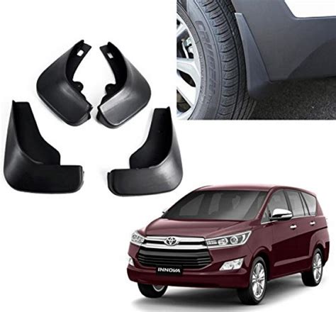 Premium Quality Non Breakable Plastic Car Mud Flaps For Innova Crysta