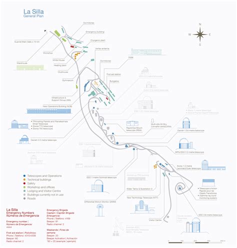 La Silla map and safety | ESO