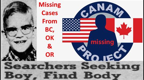 Missing 411 David Paulides Presents Cases From BC OR And Oklahoma