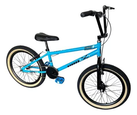 Bicicleta Aro 20 Bmx Pro x Série 1 Freio V break Rolamentada Cor Azul