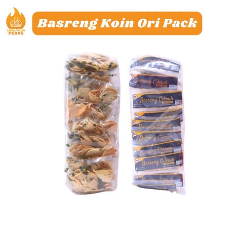 Jual Basreng Original Daun Jeruk Cikruh Varian Koin Camilan Ringan