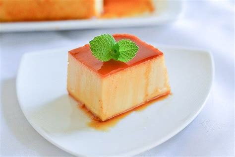 Leche Flan With Cream Cheese Salu Salo Recipes Recipe Desserts